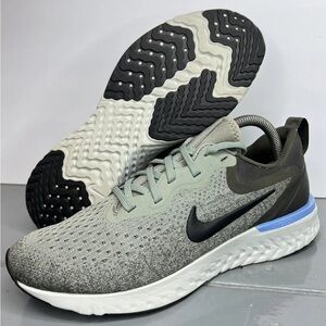 Nike Odyssey React Womens AO9820-008 Size 9.5M Dark Stucco/Blu Worn 1X! Like NU!